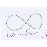 Lemn Sissay MBE (British, b.1967). '4 of Hearts'. Pen on paper. Signed. Sheet size 21 x 29.5cm. LEMN