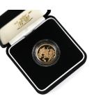 Royal Mint. 2004 Gold Proof Sovereign Coin, in presentation box and case with certificate /