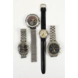 Sicura 17 jewels chronograph wristwatch, Admiral waterproof 17 jewels watch, Seiko chronograph