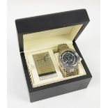 Bulova Precisionist ultra high frequency 261 Khz gentleman's stainless steel 1/1000 chronograph