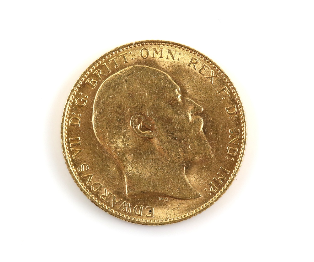 King Edward VII gold sovereign, 1909 - Image 2 of 2