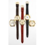 Five watches, including two Bulova watches, a Seiko automatic 17 Jewels watch, a vintage Olma 15