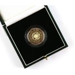 Royal Mint. Gold proof £2 coin 1997 set. In presentation box with certificate numbered 2203 (22 ct