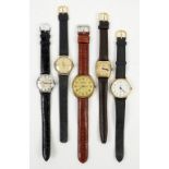 A group of watches, including a Atomek 17 jewel watch, Paketa watch, Sekonda 19 jewel watch,