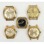 Glashutte Spezimatic watch, Everite watch, Creation automatic watch, Onsa 25 jewel automatic watch