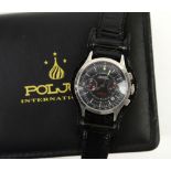 Russian Poljot Novet International Strela chronograph watch, limited edition number 0427/1000,