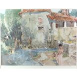 After Sir William Russell Flint, RA (Scottish, 1880-1969), The Mill Pool, colour print, limited