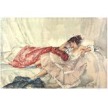 After Sir William Russell Flint, RA (Scottish, 1880-1969), 'Girl from Orio', limited edition