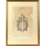 Four Chippendale engravings, comprising No. CXLVII 'Pier Glass Frames', No. XXXIX 'Sideboard Table',