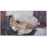 After Sir William Russell Flint, RA (Scottish, 1880-1969), Reclining Nude, colour print, limited