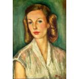 Biro, Paris Portrait of a lady, oil on canvas, 53cm x 47cm signed and dated 1951 and another oil