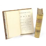 Milton, John, Paradise Lost. A Poem in Twelve Books, (London, John Baskerville, 1758) together