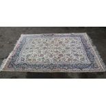 Kerman (Iran) cream ground carpet, 300cm x 240cm
