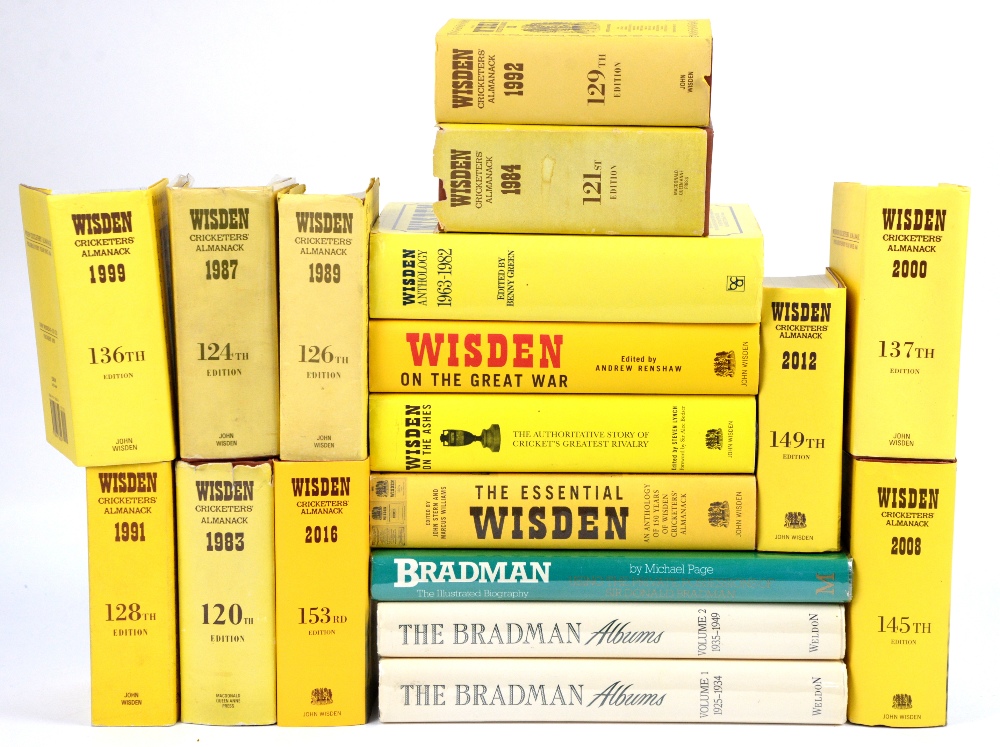 John Wisden's Cricketers' Almanack. 1980 - 2015, a complete run with a further eight associated