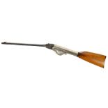 Gem type unmarked break barrel air rifle, serial number 43056 / 56 overall length 85cm barrel length