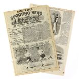 The Graphic and The London Illustrated Sporting newsA collection of individual pages from the