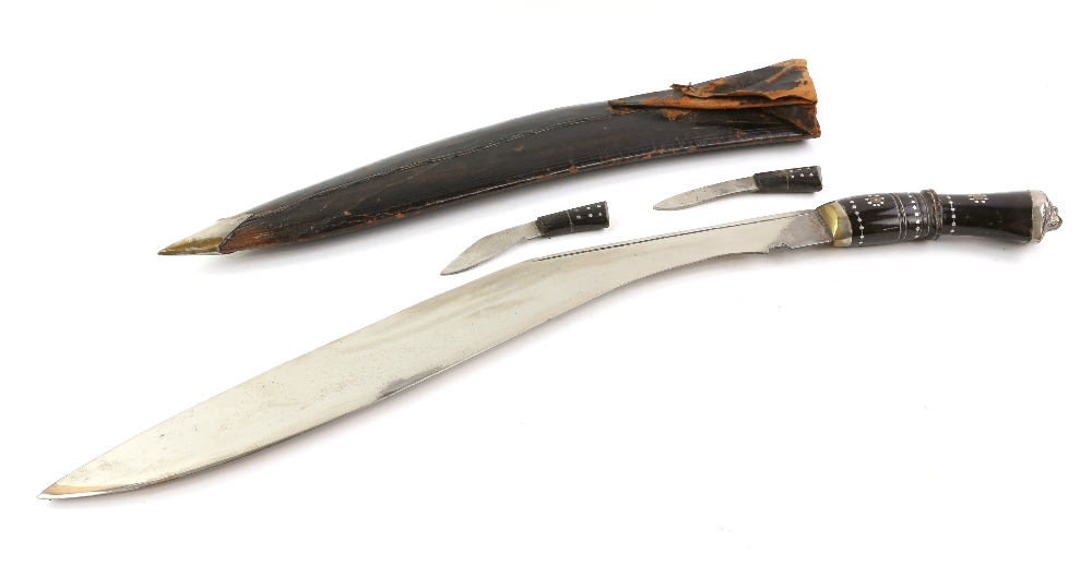 Two Indian Kukri a small Kukri and a modern Kris. - Image 12 of 22