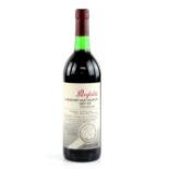 One bottle of Penfolds Cabernet Sauvignon Bin 707 1982 vintage red wine, bottle numbered 56415,