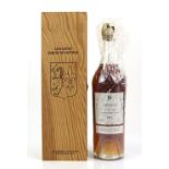 One bottle of Baron de Lustrac Armagnac 1951 in wooden presentation case, 70cl, 40% vol Damage to