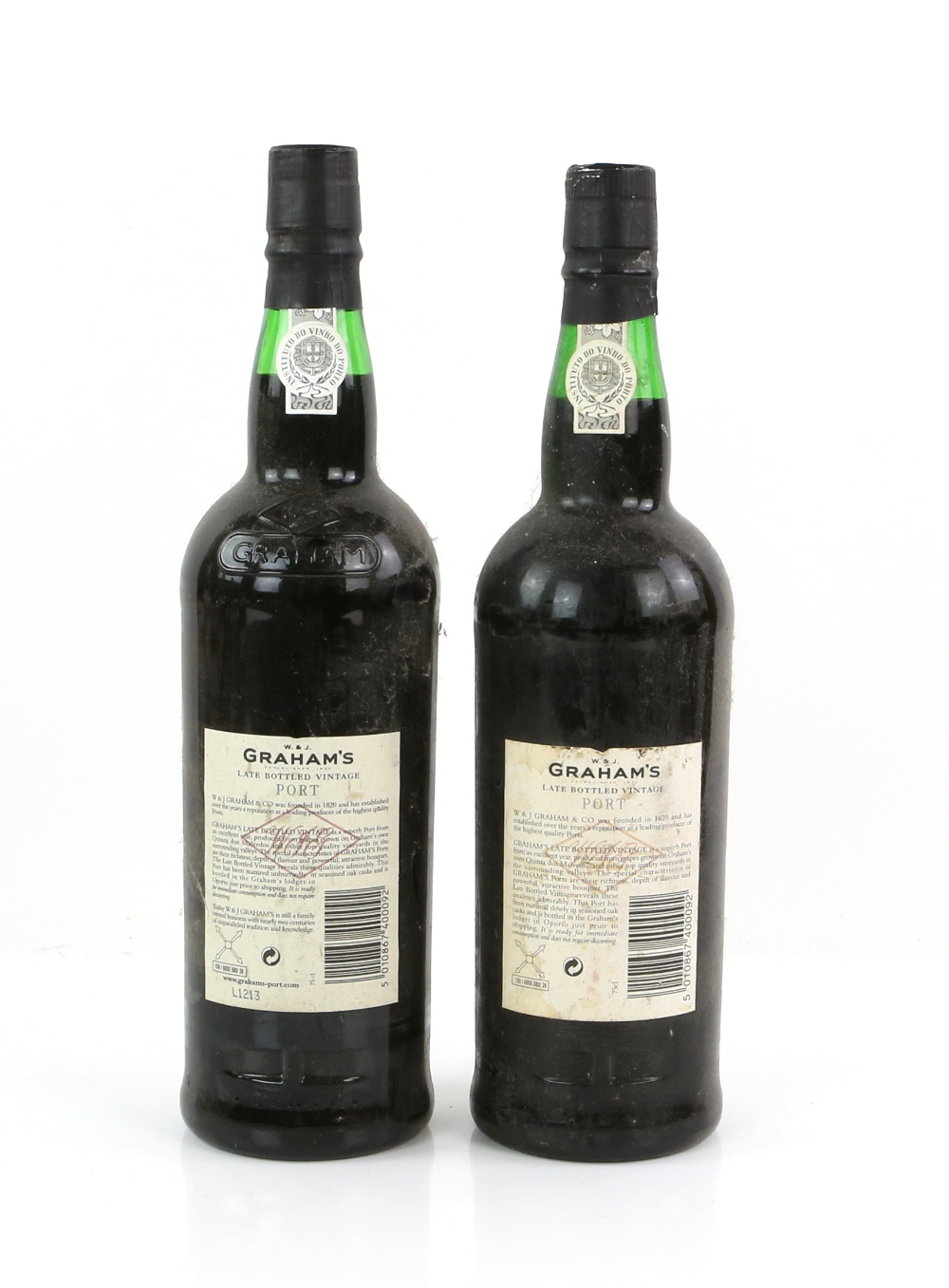 One bottle of Graham's Late Bottled Vintage Port 1991, 75cl; one bottle of Graham's Late Bottled - Image 3 of 7