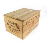 12 bottle of Fonseca 1980 Vintage Port, bottle in Oporto by Guimaraens - Vinhos S.A.R.L., in