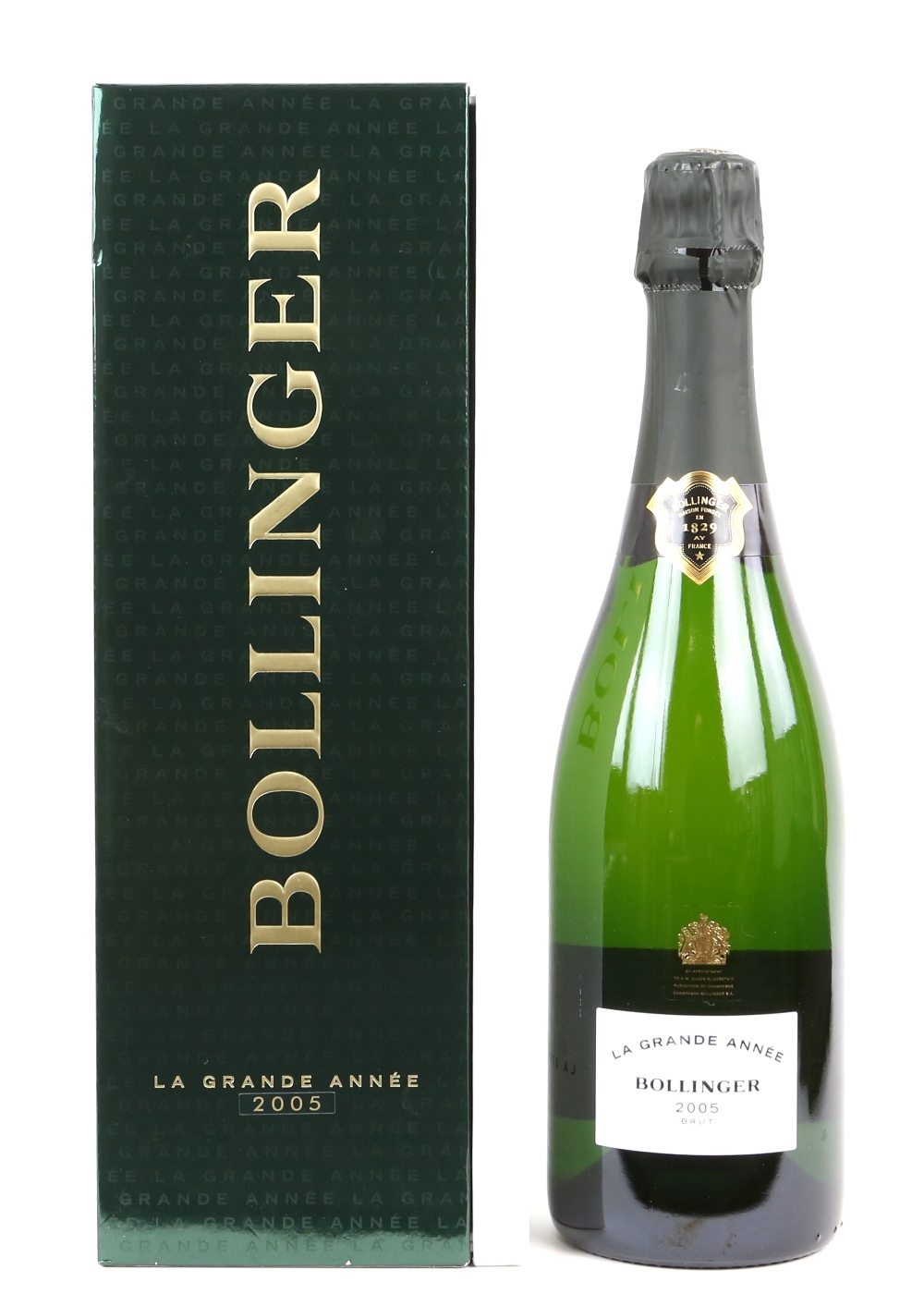 One bottle of Bollinger La Grande Annee Brut Champagne, 2005 vintage, in original box with booklet - Image 2 of 4