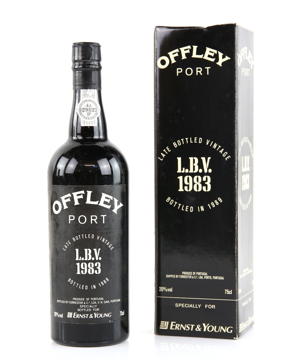 Four bottles of Offley Port Late Bottled Vintage, 1983 vintage, bottled in 1989, specially for Ernst - Image 2 of 2