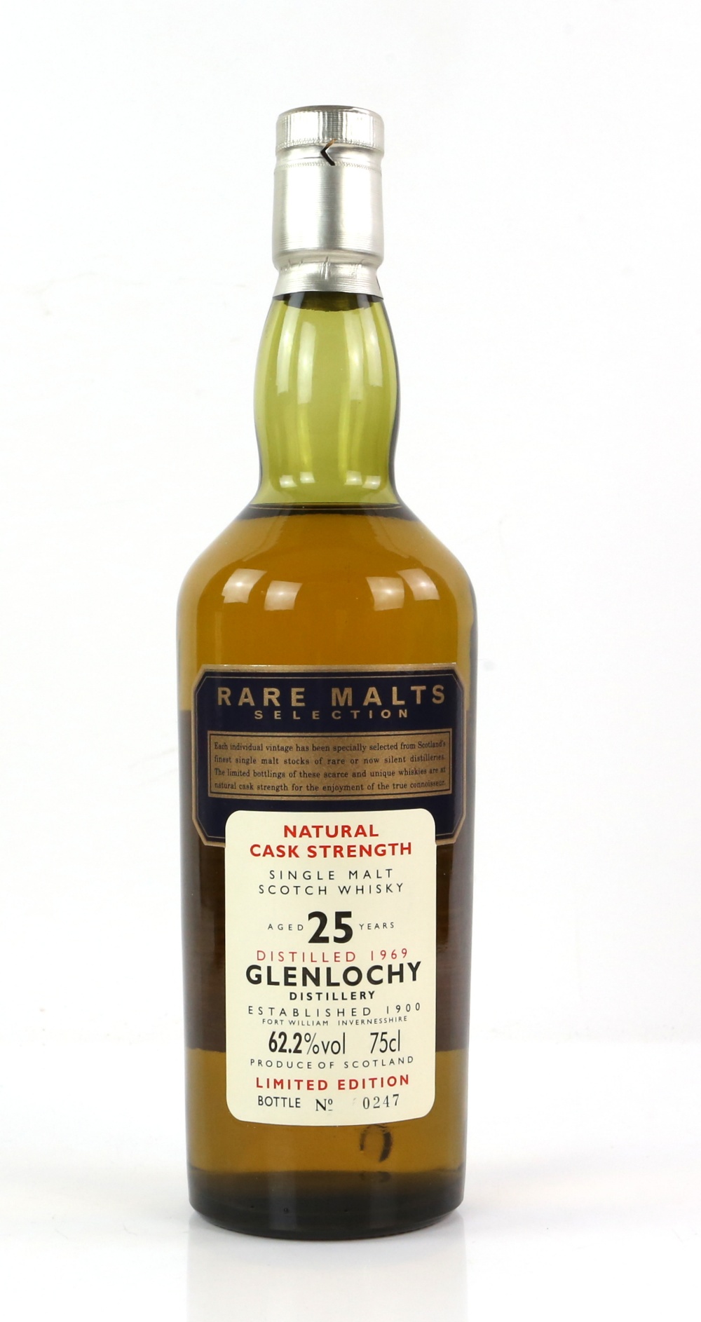 One bottle of Glenlochy 1969 Rare Malt 25 Year Old Natural Cask Strength Whisky, limited edition - Image 3 of 5