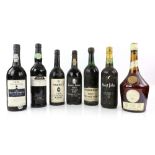 Five bottles of Port to include one bottle of Charles Harris 1983 Vintage Port, 75cl, one bottle