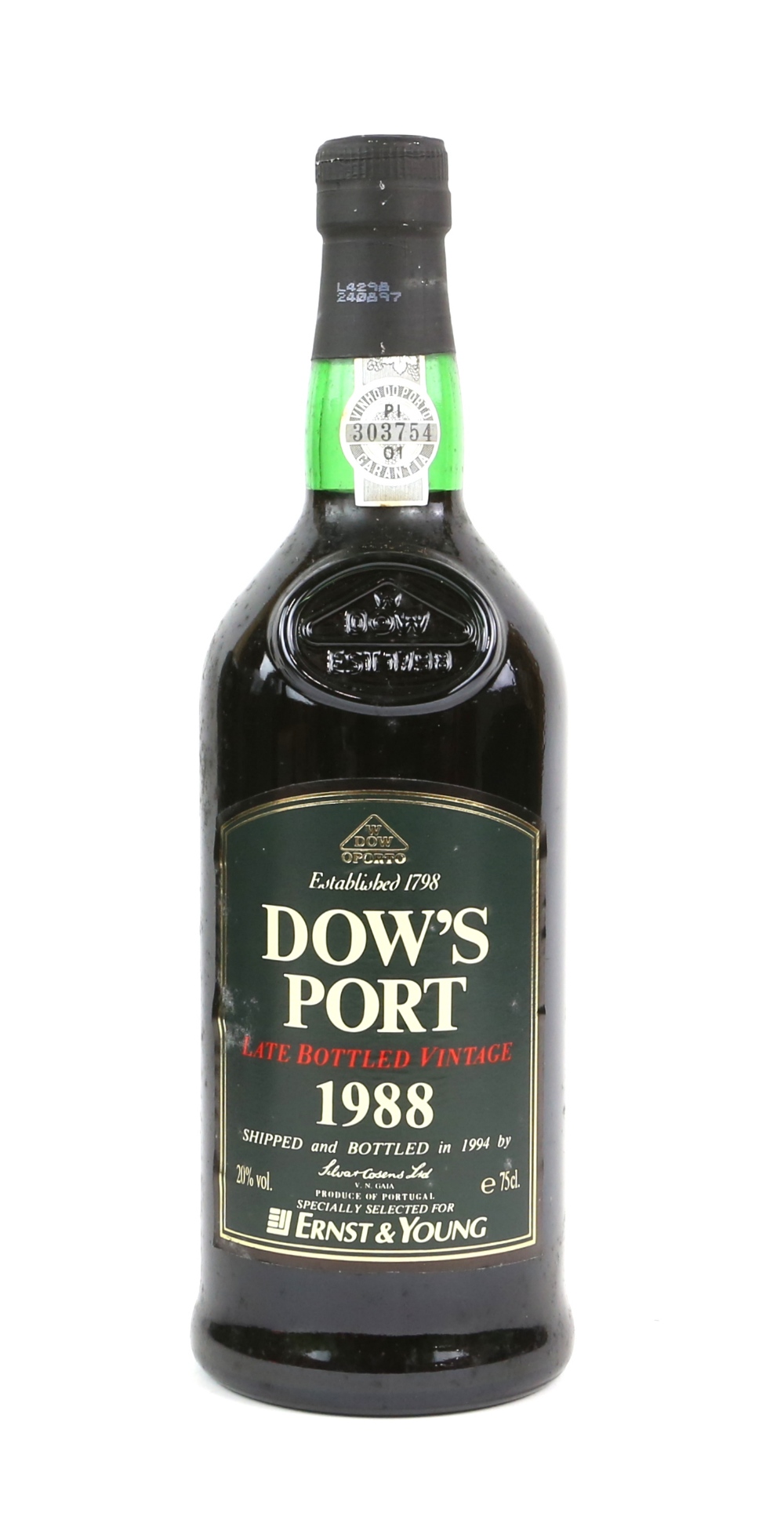 Five bottles of Dow's Port Late Bottled Vintage, 1988 vintage, bottled in 1994. Produced and - Image 2 of 5
