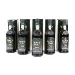 Five bottles of Dow's Port Late Bottled Vintage, 1988 vintage, bottled in 1994. Produced and