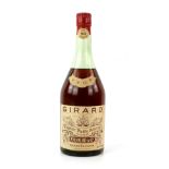 One bottle of Girard Cognac Vieille Reserve VVOP cognac