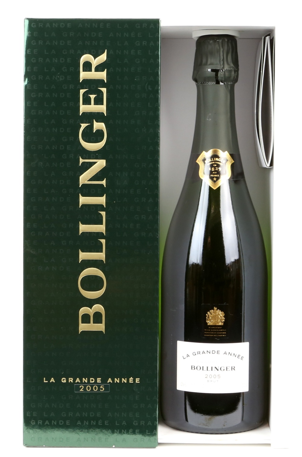 One bottle of Bollinger La Grande Annee Brut Champagne, 2005 vintage, in original box with booklet