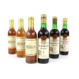 Twenty eight half size bottles to include seventeen bottle of Chateau de la Peyrade Muscat De