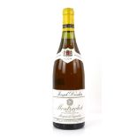 One bottle of Joseph Drouhin Montrachet, 1990, Grand Cru, Marquis de Laguiche, 75cl