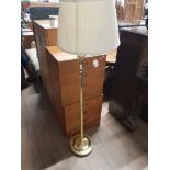 BRASS EFFECT STANDARD LAMP