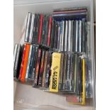BOX OF ROCK AND HEAVY METAL CDS LED ZEPPELIN KISS VAN HALEN AND THE WHO ETC