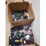 A BOX OF ASSORTED NEW STEAMPUNK WAISTCOATS