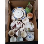 A BOX CONTAINING BOOTHS SILICON CHINA COLCLOUGH ETC