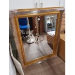 40X30 GOLD ORNATELY FRAMED MIRROR