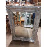 30X20 MODERN ORNATE FRAMED MIRROR