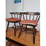 2 COUNTRY STYLE CHAIRS