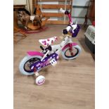 BRAND NEW GIRLS BIKE WITH STABILIZERS