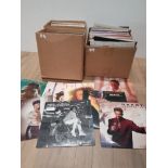 3 BOXES CONTAINING A SUBSTANTIAL AMOUNT OF LP RECORDS INCLUDES WHITNEY HOUSTON AND DIANA ROSS ETC