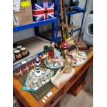 HAND CRAFTED ORNAMENTS SUCH AS LIGHTHOUSE AND OTHER COASTAL DESIGNS