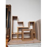 7 ASSORTED DESIGNER FLOATING SHELVES