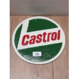 CAST METAL CASTROL SIGN