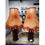 PAIR OF LAMPS SAS