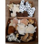 2 BOXES OF SOFT TOYS INC REGGIE FROM THE SIMPLY SOFT COLLECTION