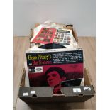 A BOX OF ASSORTED LP RECORDS